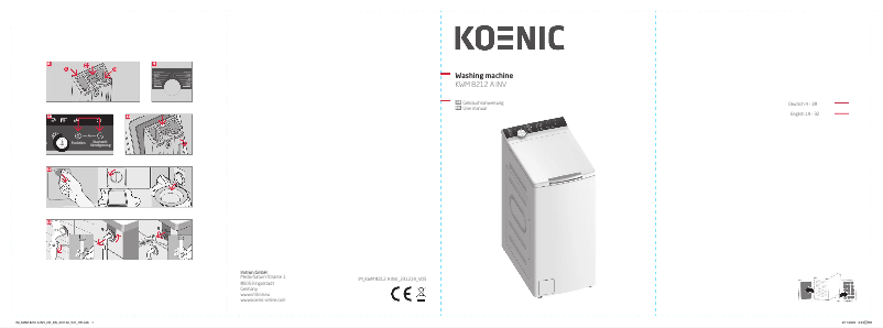 Página 1 del manual Manual de usuario Koenic KWM 8212 A INV