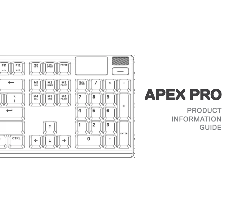Página 1 del manual Manual de usuario Steelseries Apex 7