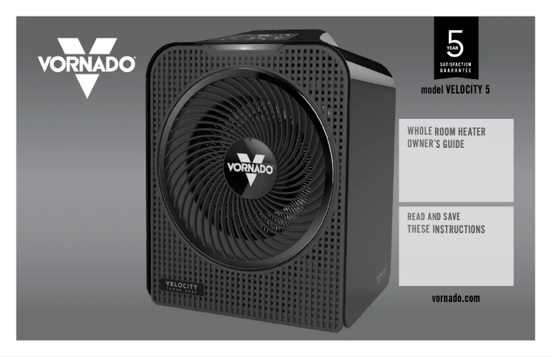 Imagen de la primera página del manual del dispositivo Velocity 5