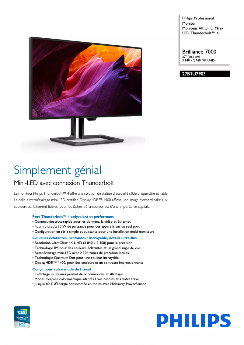 Imagen de la primera página del manual del dispositivo 27B1U7903