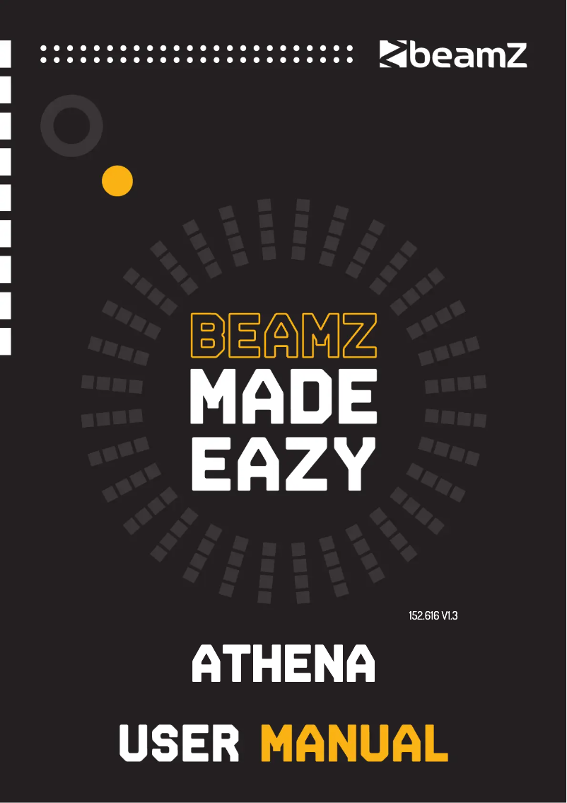 Página 1 del manual Manual de usuario BeamZ Athena