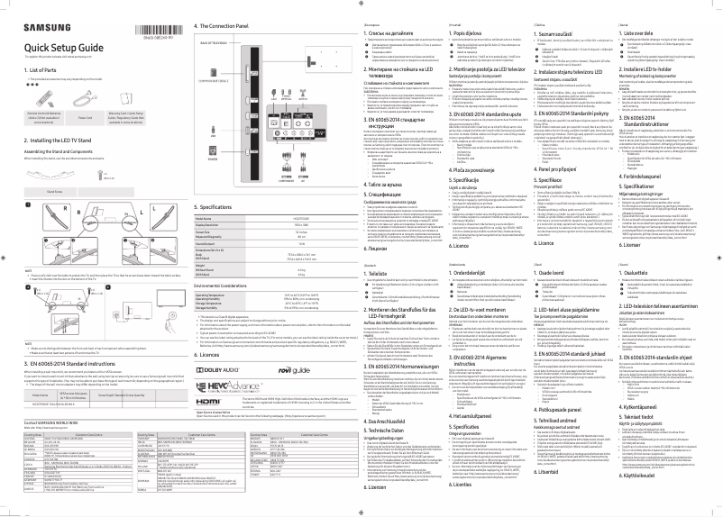 Página 1 del manual Manual de usuario Samsung HG32T5300EH