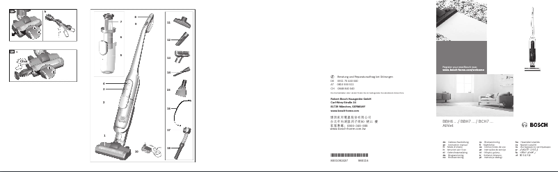 Página 1 del manual Manual de usuario Bosch BBH6P25