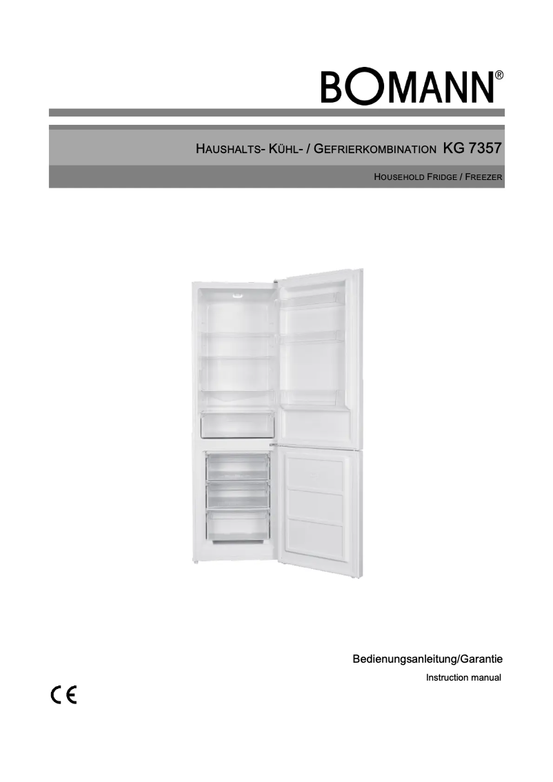 Imagen de la primera página del manual del dispositivo KG 7357