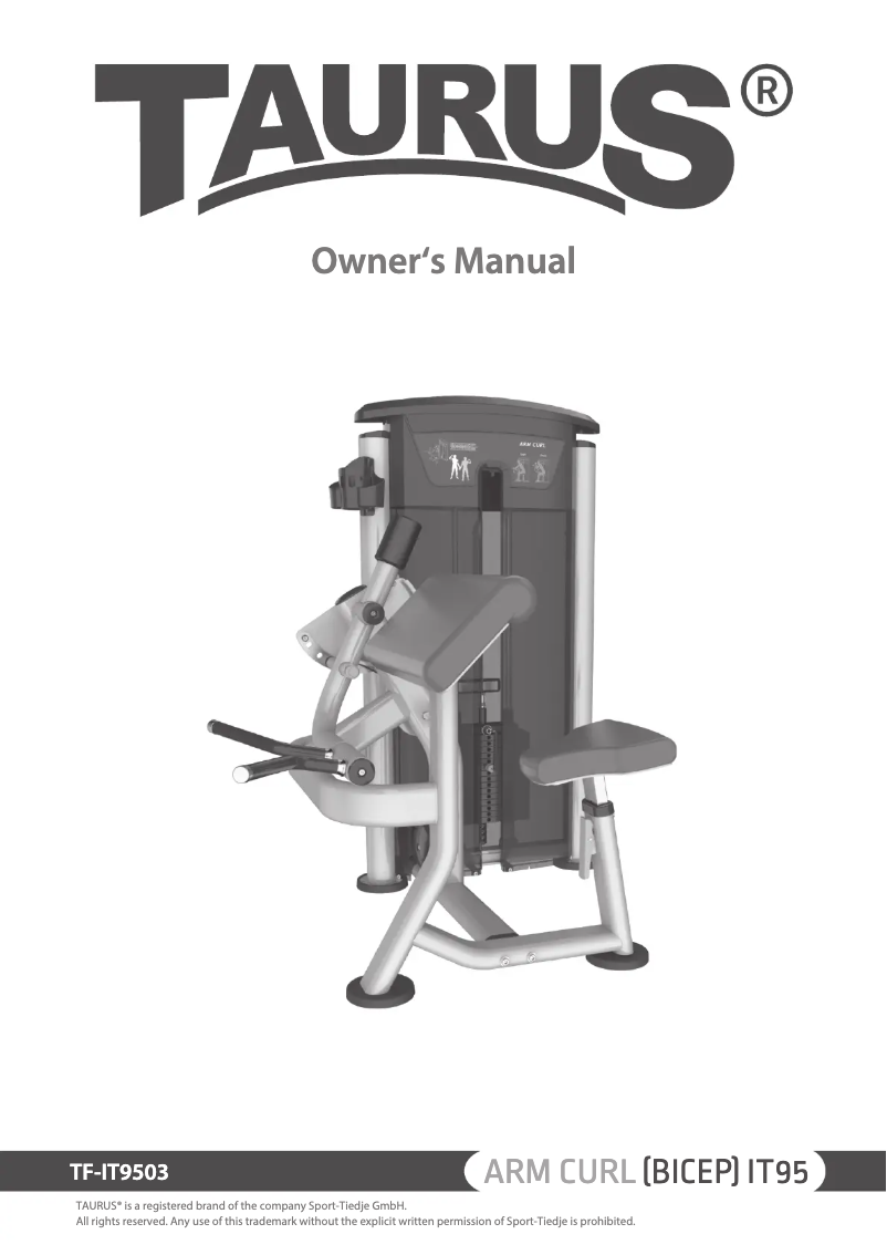 Página nº 1 - Manual de usuario Taurus Arm Curl IT95