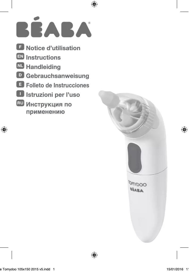 Imagen de la primera página del manual del dispositivo Tomydoo