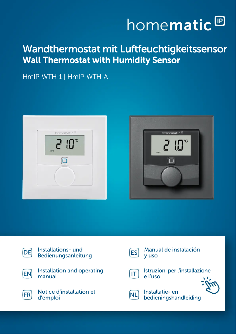 Página 1 del manual Manual de usuario Homematic IP HmIP-WTH-A