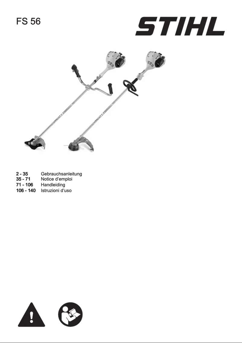 Página 1 del manual Manual de usuario Stihl FS 56 R