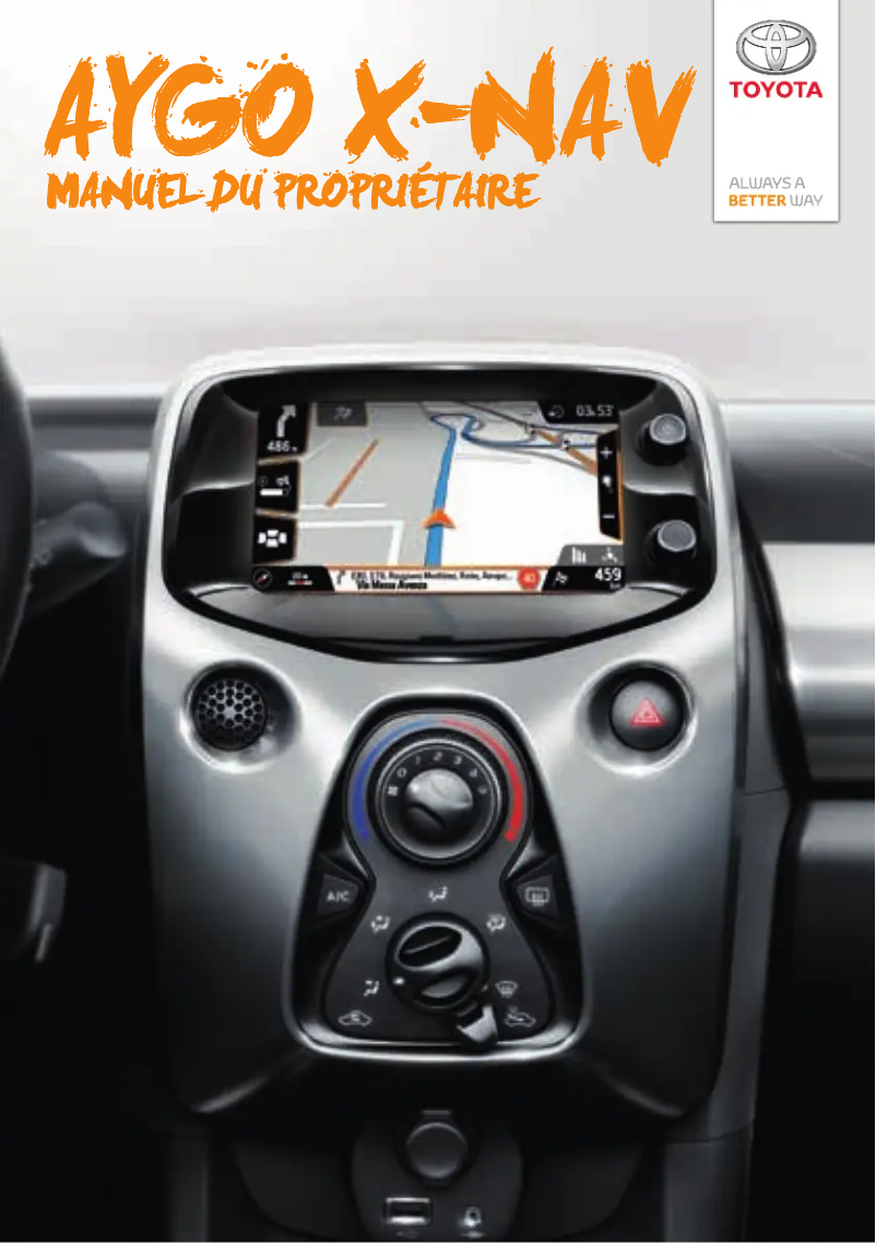 Imagen de la primera página del manual del dispositivo Aygo X-Nav
