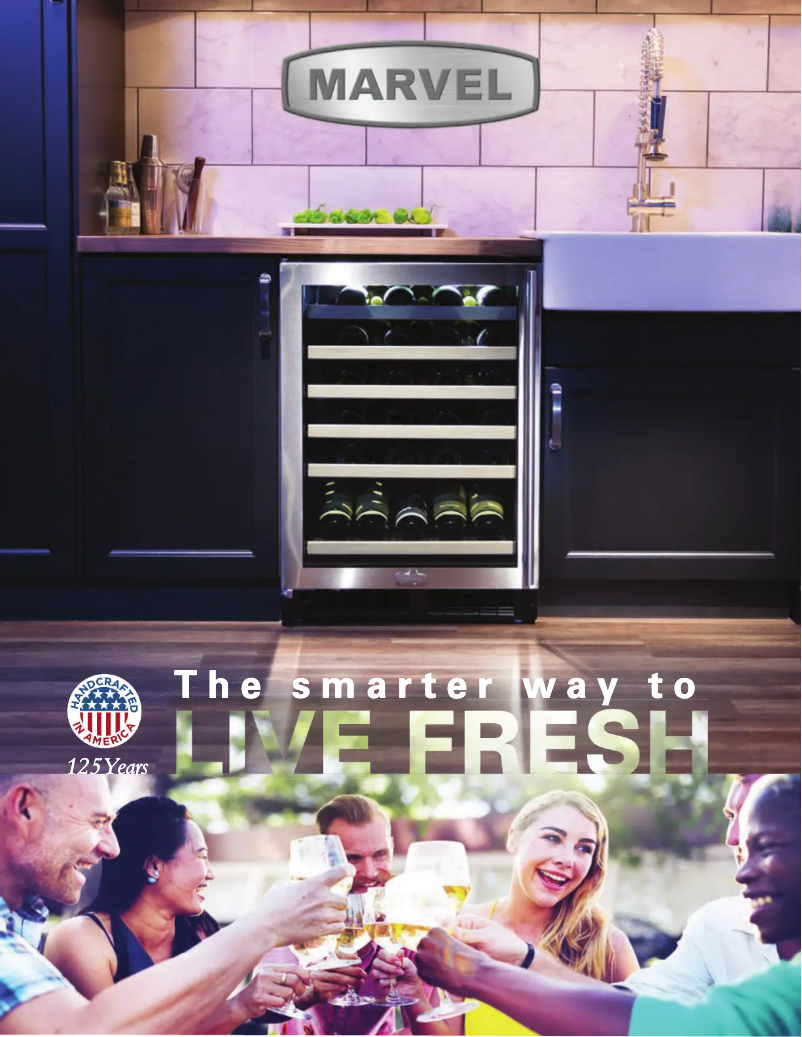 Página 1 del manual Folleto Marvel MP15WSG4LS