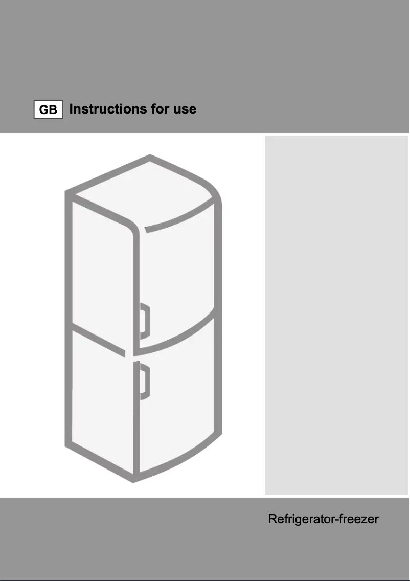 Página 1 del manual Manual de usuario Gorenje RK68SYB