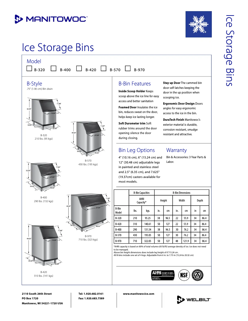 Imagen de la primera página del manual del dispositivo B-320