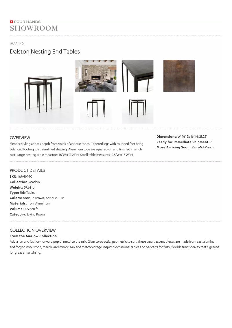 Página 1 del manual Manual de usuario Four Hands IMAR-140