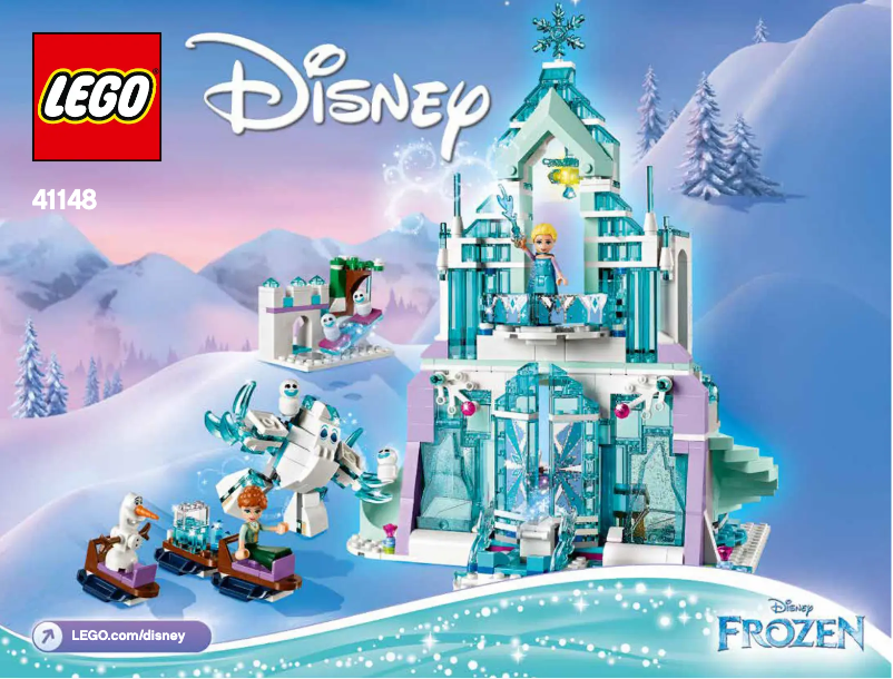 Página 1 del manual Instrucciones visuales Lego Disney 41148