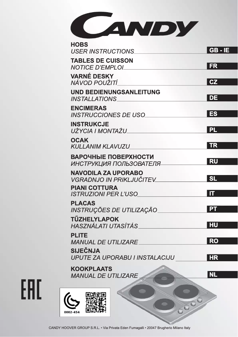 Imagen de la primera página del manual del dispositivo PLE 64 X