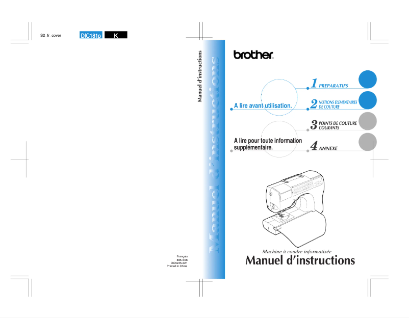 Página 1 del manual Manual de usuario Brother CS-8070