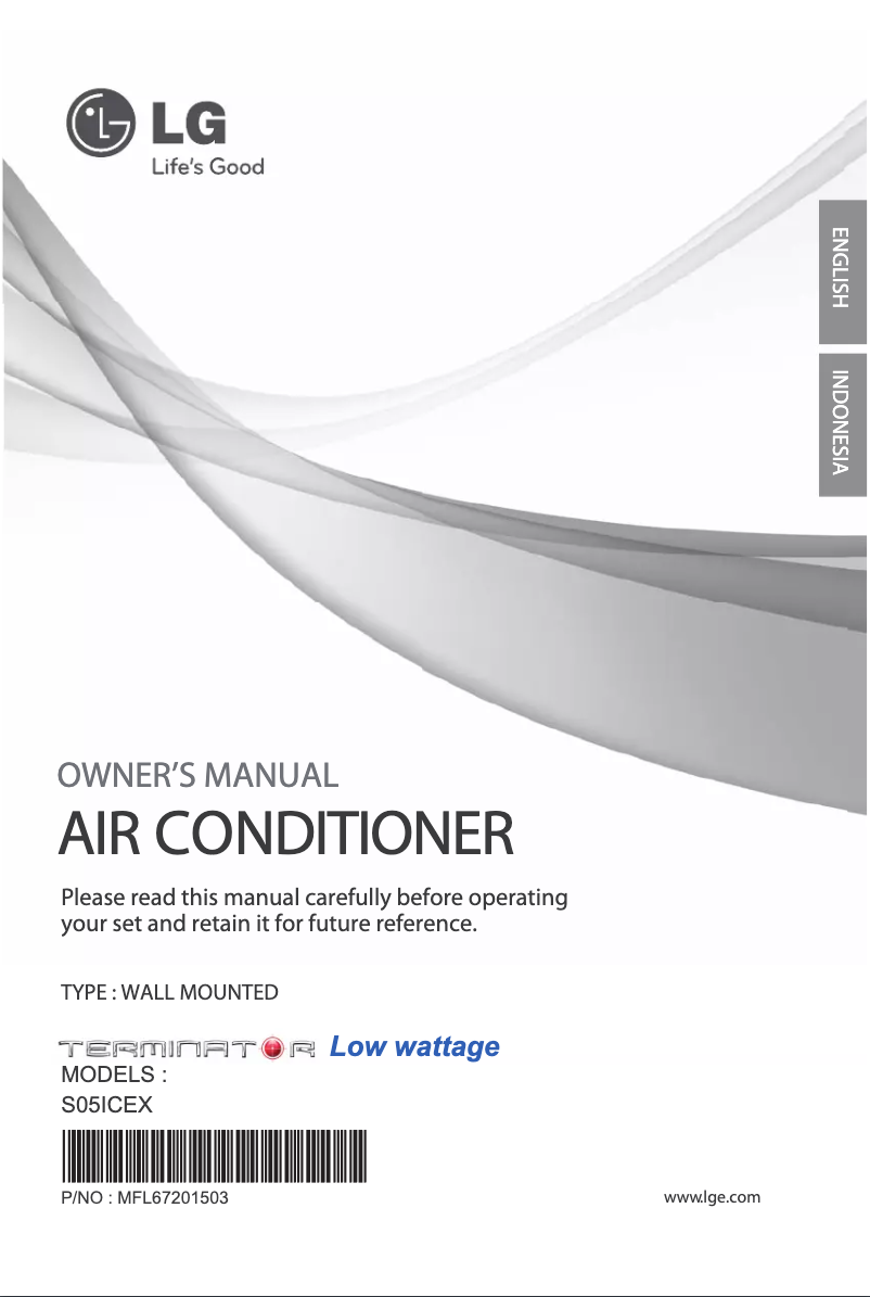 Página 1 del manual Manual de usuario LG HSNC126B4A7