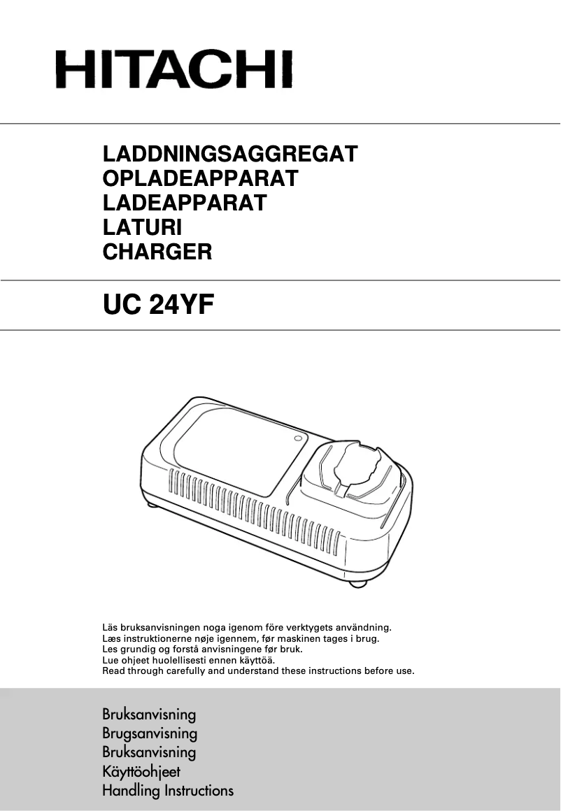 Imagen de la primera página del manual del dispositivo UC 24YF
