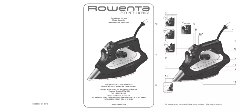 Imagen de la primera página del manual del dispositivo Eco Intelligence DW6080