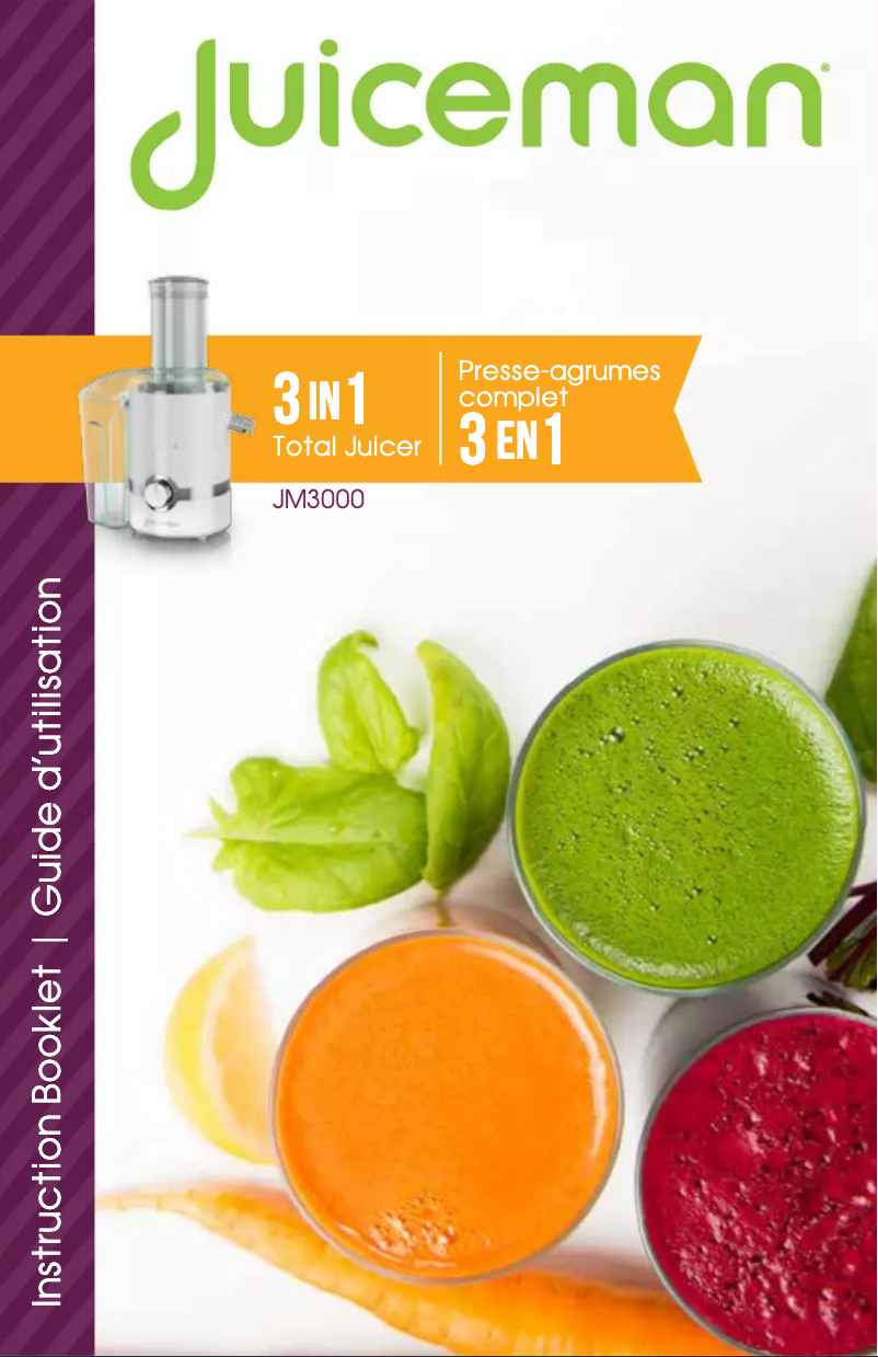 Imagen de la primera página del manual del dispositivo JM3000C