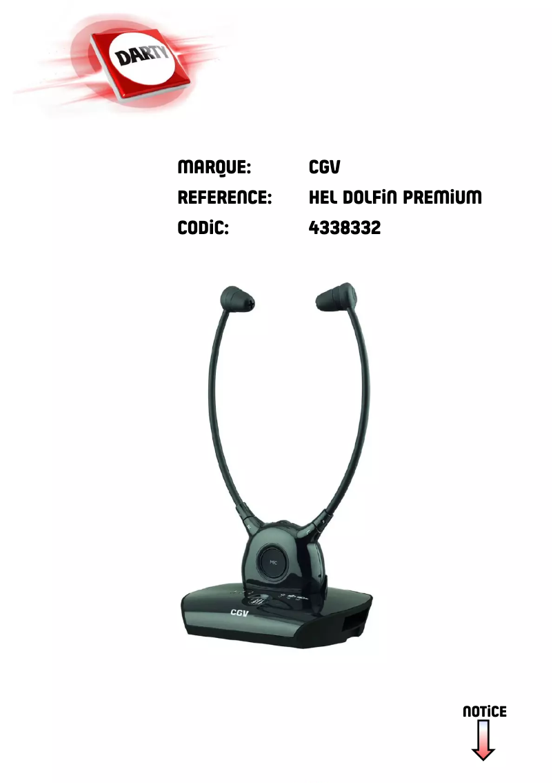 Página 1 del manual Manual de usuario CGV Hel Dolfin Premium