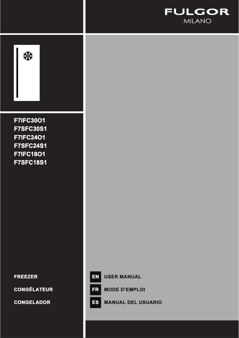 Página nº 1 - Manual de usuario Fulgor Milano F7SFC30S1-R