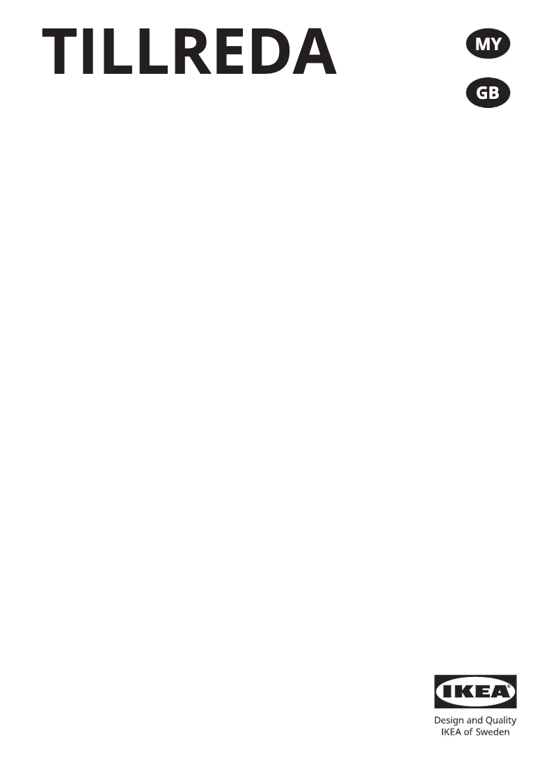 Imagen de la primera página del manual del dispositivo TILLREDA 204.933.60