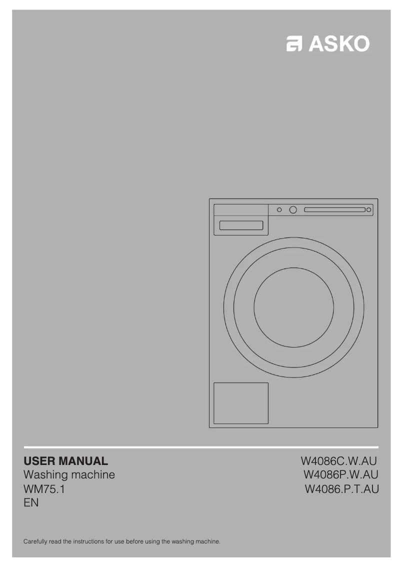 Imagen de la primera página del manual del dispositivo W4086P.T.AU