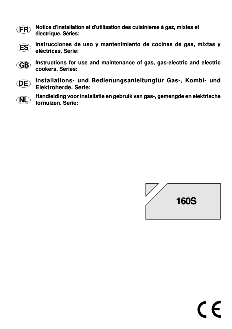 Página 1 del manual Manual de usuario Rosieres CFPG100INAUS