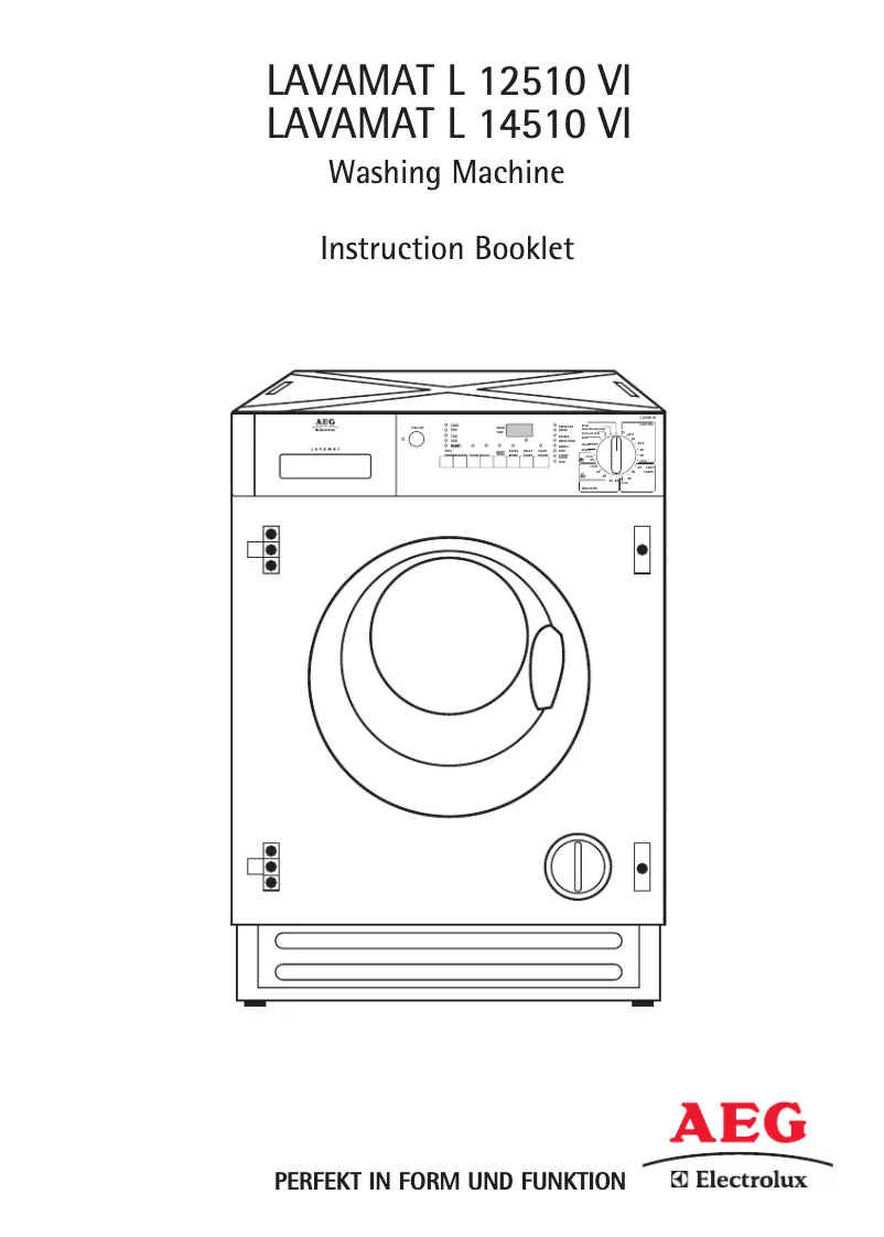 Página 1 del manual Manual de usuario AEG-Electrolux Lavamat 14510 VI