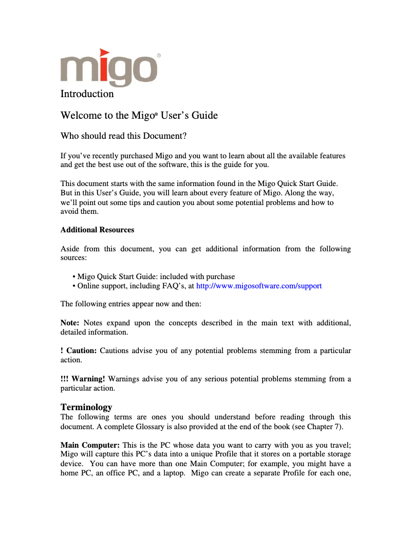 Imagen de la primera página del manual del dispositivo DiskGO!