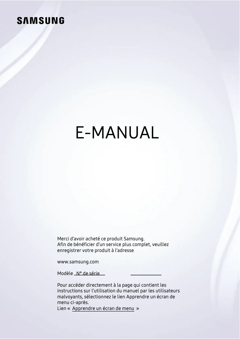 Imagen de la primera página del manual del dispositivo UA55CU8100U