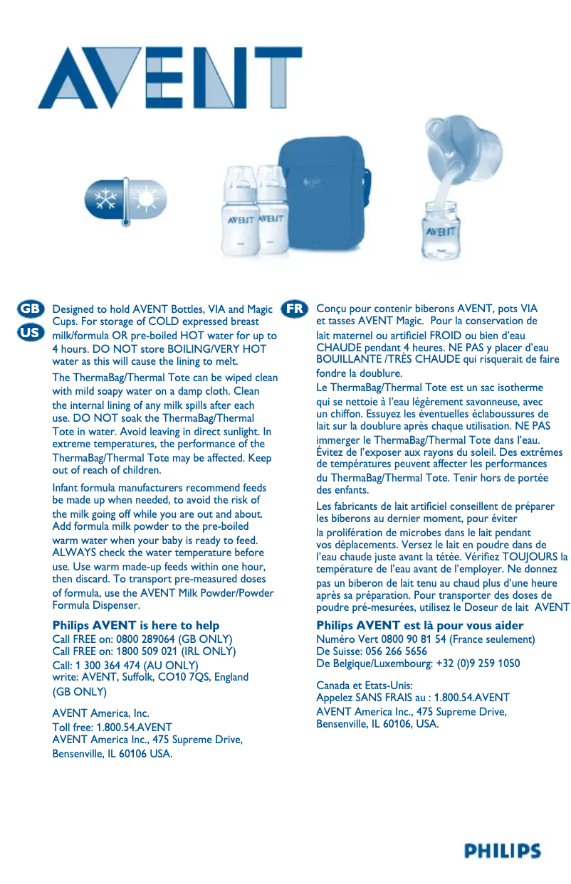 Imagen de la primera página del manual del dispositivo AVENT SCD137