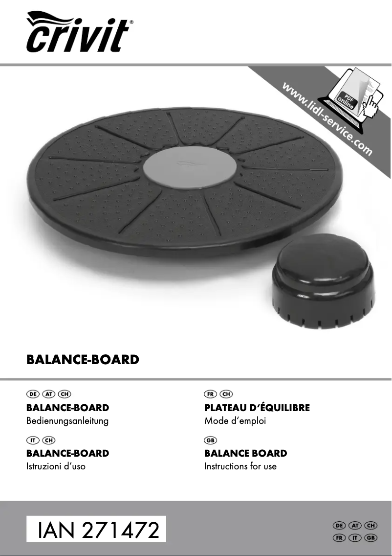 Página nº 1 - Manual de usuario Crivit IAN 305707