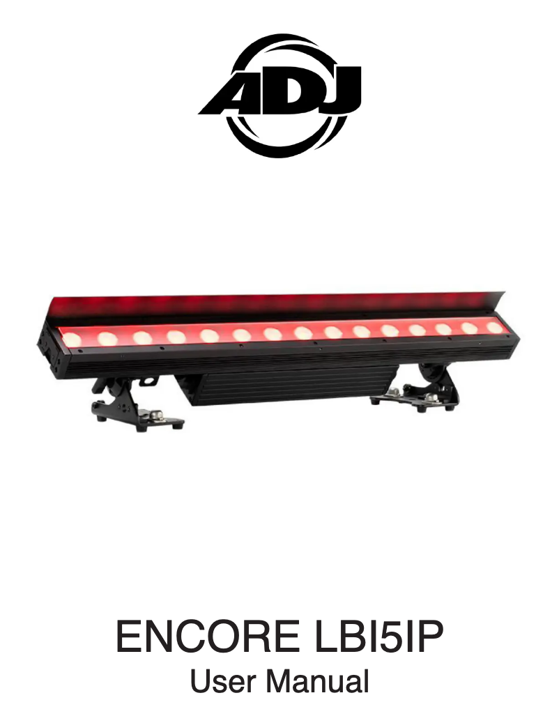 Página 1 del manual Manual de usuario Adj Encore LB15IP