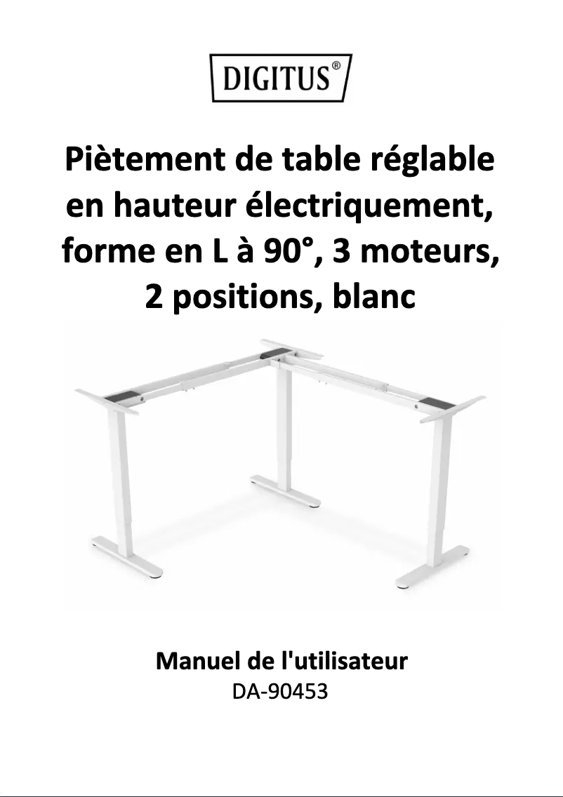 Imagen de la primera página del manual del dispositivo DA-90453