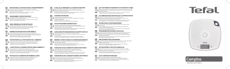 Página 1 del manual Manual de usuario Tefal Compliss BC1000