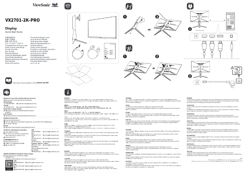 Imagen de la primera página del manual del dispositivo VX2701-2K-PRO