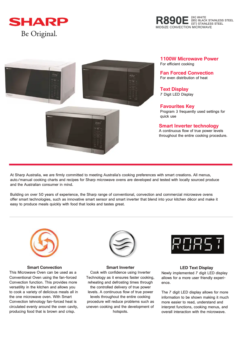 Imagen de la primera página del manual del dispositivo R-890EW
