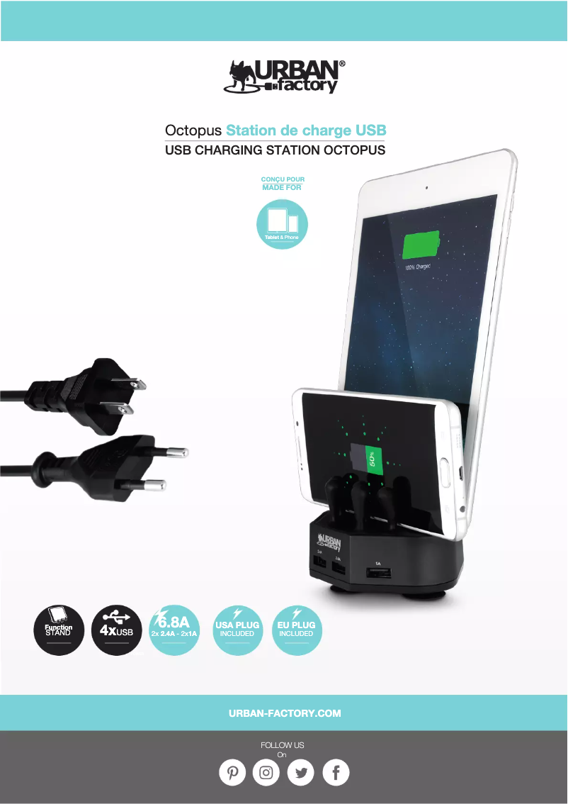 Página 1 del manual Manual de usuario Urban Factory HCS02UF