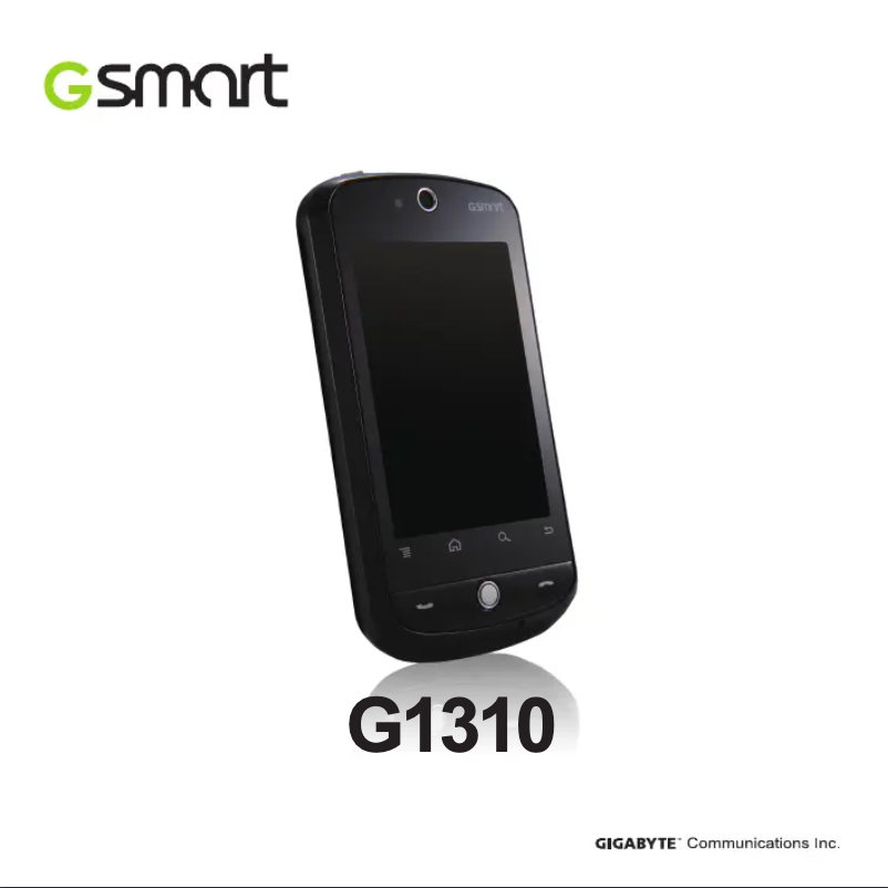 Página nº 1 - Manual de usuario GSmart G1310
