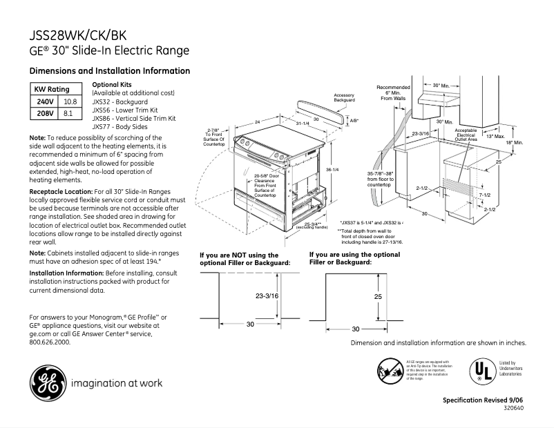 Imagen de la primera página del manual del dispositivo JSS28BKBB