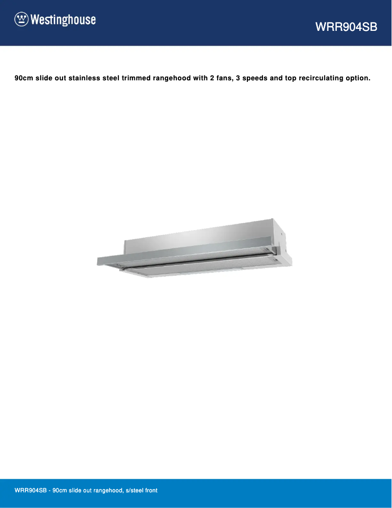 Imagen de la primera página del manual del dispositivo WRR904SB