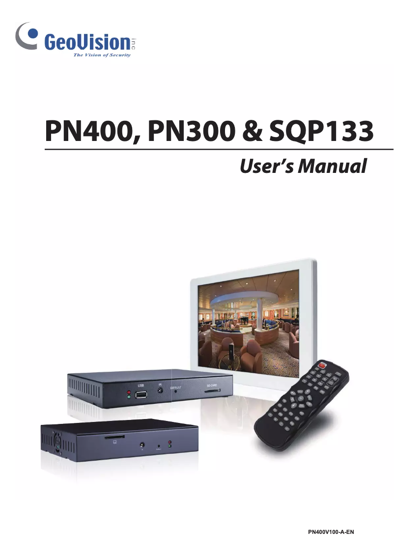 Página 1 del manual Manual de usuario Geovision PN400