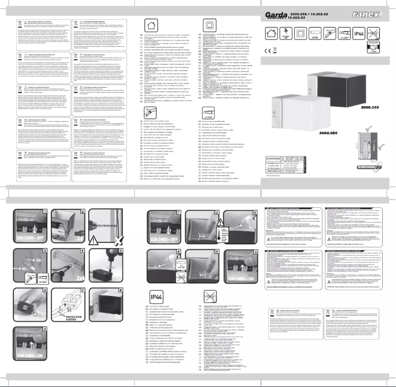 Imagen de la primera página del manual del dispositivo Garda 3000.059