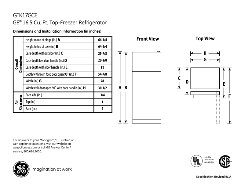 Imagen de la primera página del manual del dispositivo GTK17GCEBS