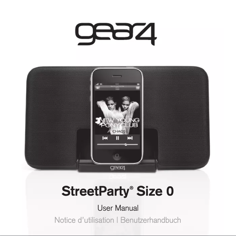 Imagen de la primera página del manual del dispositivo SteetParty Size 0 Grey