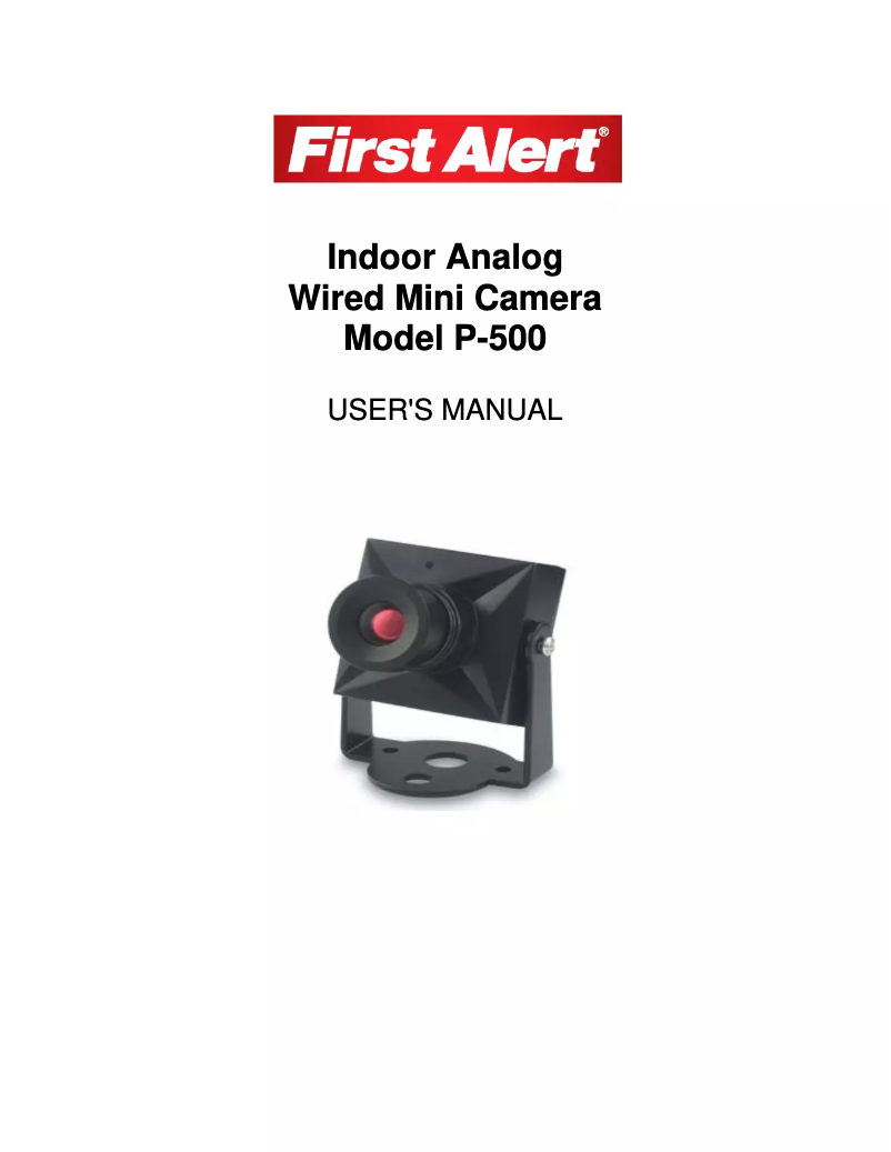 Página 1 del manual Manual de usuario First Alert P-500
