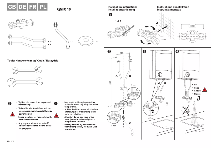 Imagen de la primera página del manual del dispositivo Thermoflow