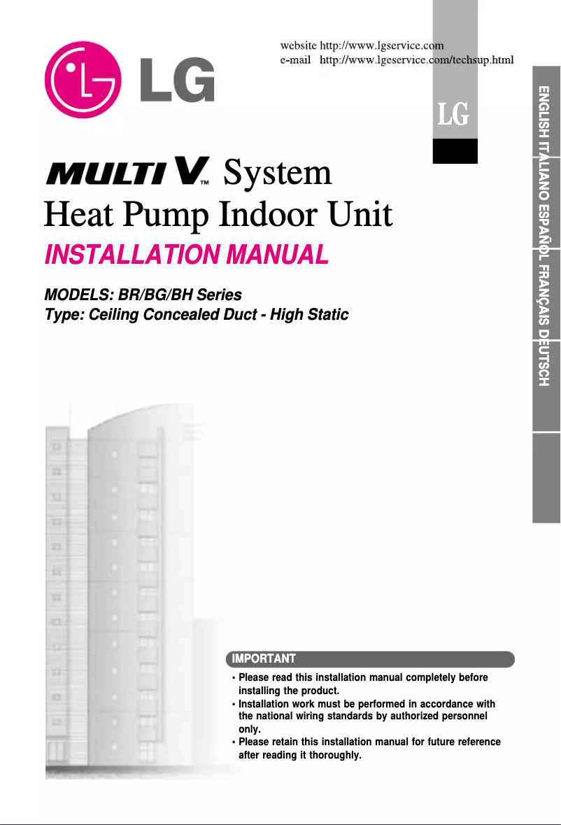 Imagen de la primera página del manual del dispositivo LRNU24GBHA0